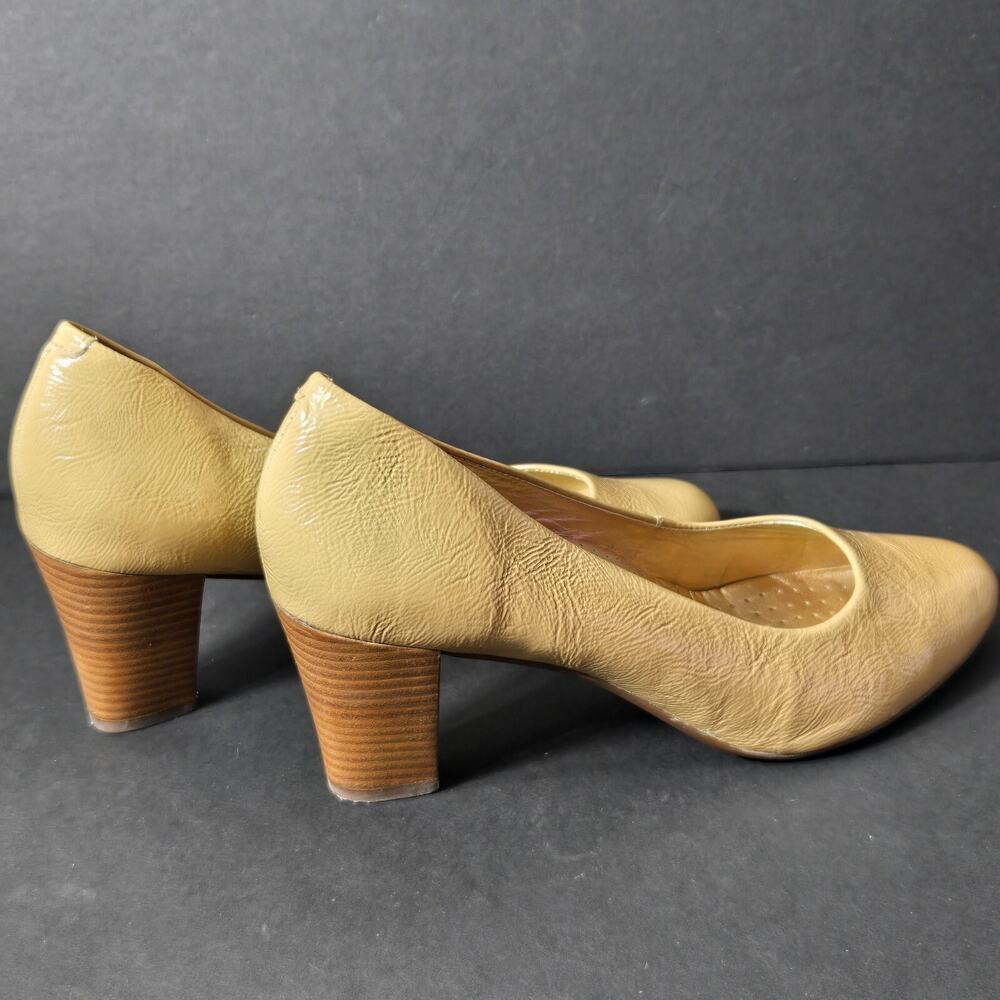 Marc‎ Jacobs Midtown Pump Leather Upper & Liner~Womens Sz 9.5 Camel Tan Heels
